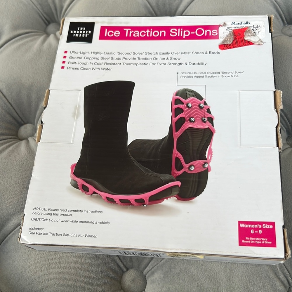 ice traction slip on